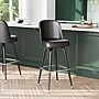 Flash Furniture James Traditional Vinyl Full Back Barstool, Dark Brown (XUF125DKBRN)~#|#~sp245677120_sc7