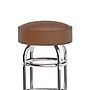Flash Furniture Bruno Traditional Vinyl Double Ring Barstool without Back, Weathered Brown (XUD100WBRN)~#|#~sp245677139_sc7