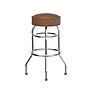 Flash Furniture Bruno Traditional Vinyl Double Ring Barstool without Back, Weathered Brown (XUD100WBRN)~#|#~sp245677140_sc7