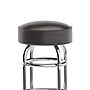 Flash Furniture Bruno Traditional Vinyl Double Ring Barstool without Back, Dark Brown, 2-Pieces/Pack (2XUD100DKBRN)~#|#~sp245678052_sc7