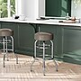 Flash Furniture Bruno Traditional Vinyl Double Ring Barstool without Back, Beige, 2-Pieces/Pack (2XUD100BEIGE)~#|#~sp245678066_sc7