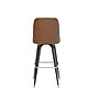 Flash Furniture James Traditional Vinyl Full Back Barstool, Weathered Brown (XUF125WBRN)~#|#~sp245678073_sc7