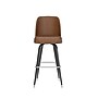Flash Furniture James Traditional Vinyl Full Back Barstool, Weathered Brown (XUF125WBRN)~#|#~sp245678076_sc7