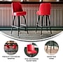 Flash Furniture James Traditional Vinyl Full Back Barstool, Red (XUF125RED)~#|#~sp245678095_sc7
