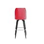 Flash Furniture James Traditional Vinyl Full Back Barstool, Red (XUF125RED)~#|#~sp245678097_sc7