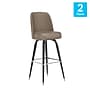 Flash Furniture James Traditional Vinyl Full Back Barstool, Beige, 2-Pieces/Pack (2XUF125BEIGE)~#|#~sp245678118_sc7