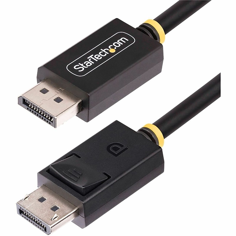 StarTech DisplayPort 3' Display Port to Display Port Audio/Video Cable, Male to Male, Black (DP213FDP80Cable,) image 1