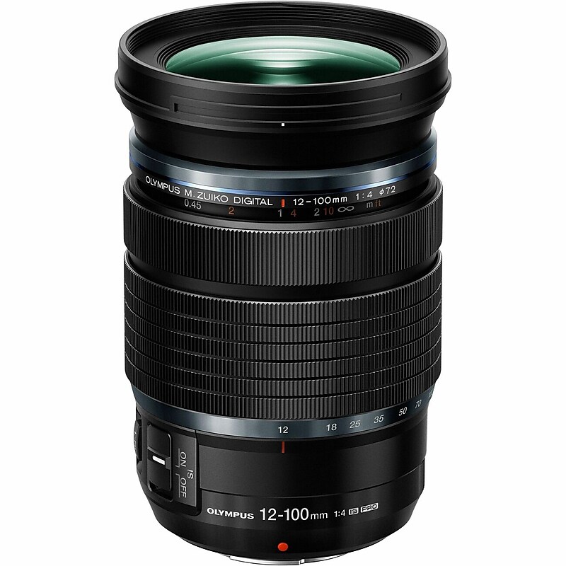 Olympus OM System M.Zuiko Digital ED 12-100mm f/4 IS PRO Lens, Black (V335270BW000) image 1