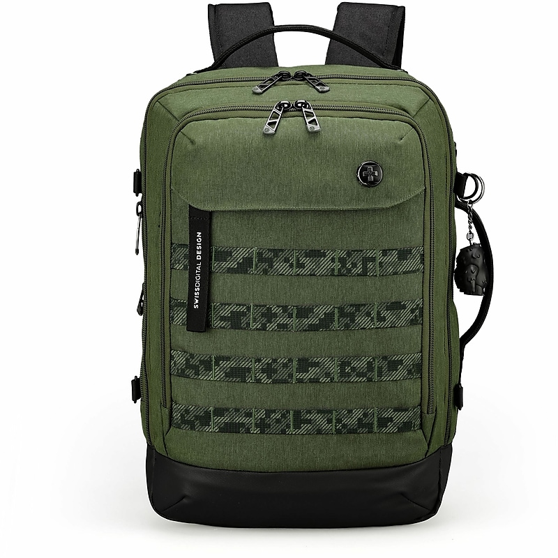 SwissDigital BERG Laptop Backpack, Large, Dark Green (SD1647-23) image 1