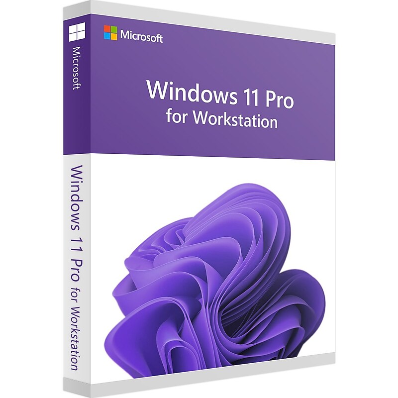 Microsoft Windows 11 Pro 64-bit License, For Workstations (HZV-00102) image 1