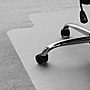 Floortex Cleartex Ultimat Carpet Chair Mat with Lip, 35" x 47", Designed for Medium-Pile Carpet, Clear Polycarbonate (118927LR)~#|#~sp245875864_sc7