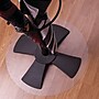 Floortex Ultimat Cleartex Floor Mat, 36" Diameter, Designed for Medium-Pile Carpet, Clear Polycarbonate (129020RR)~#|#~sp245875889_sc7