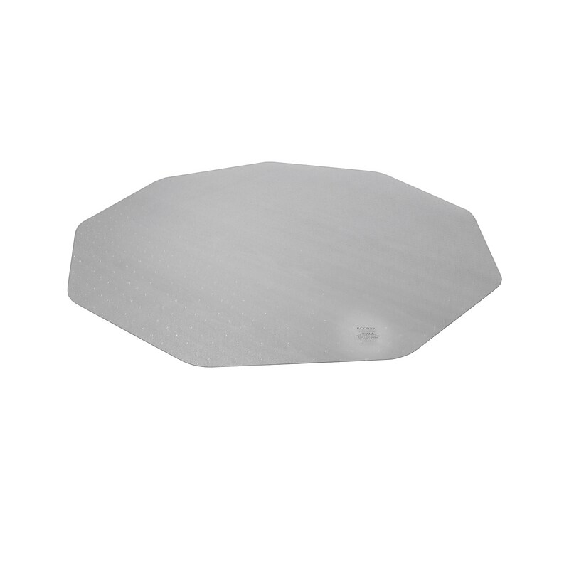 Floortex Cleartex 9Mat Carp et Chair Mat, 38" x 39", Designed for Medium-Pile Carpet, Clear Polycarbonate (FC111001009R) image 1