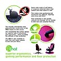 Floortex 9Mat Hard Floor Gaming Chair Mat, 38" x 39", Pink Polycarbonate (FC121001009RC)~#|#~sp245875937_sc7