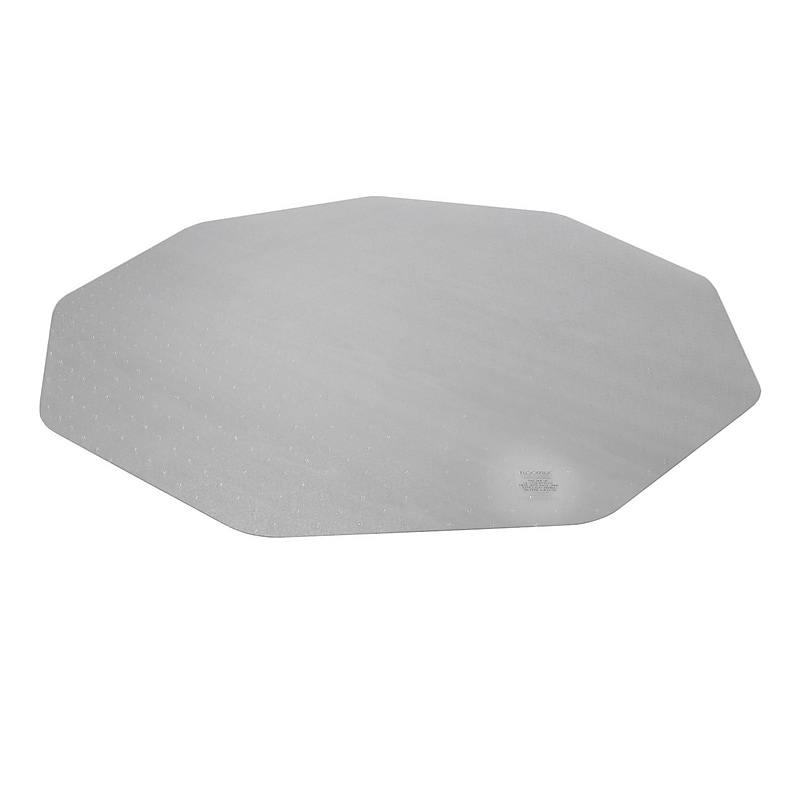 Floortex Cleartex 9Mat Hard Floor Chair Mat, 38" x 39", Clear Polycarbonate (FC121001009R) image 1
