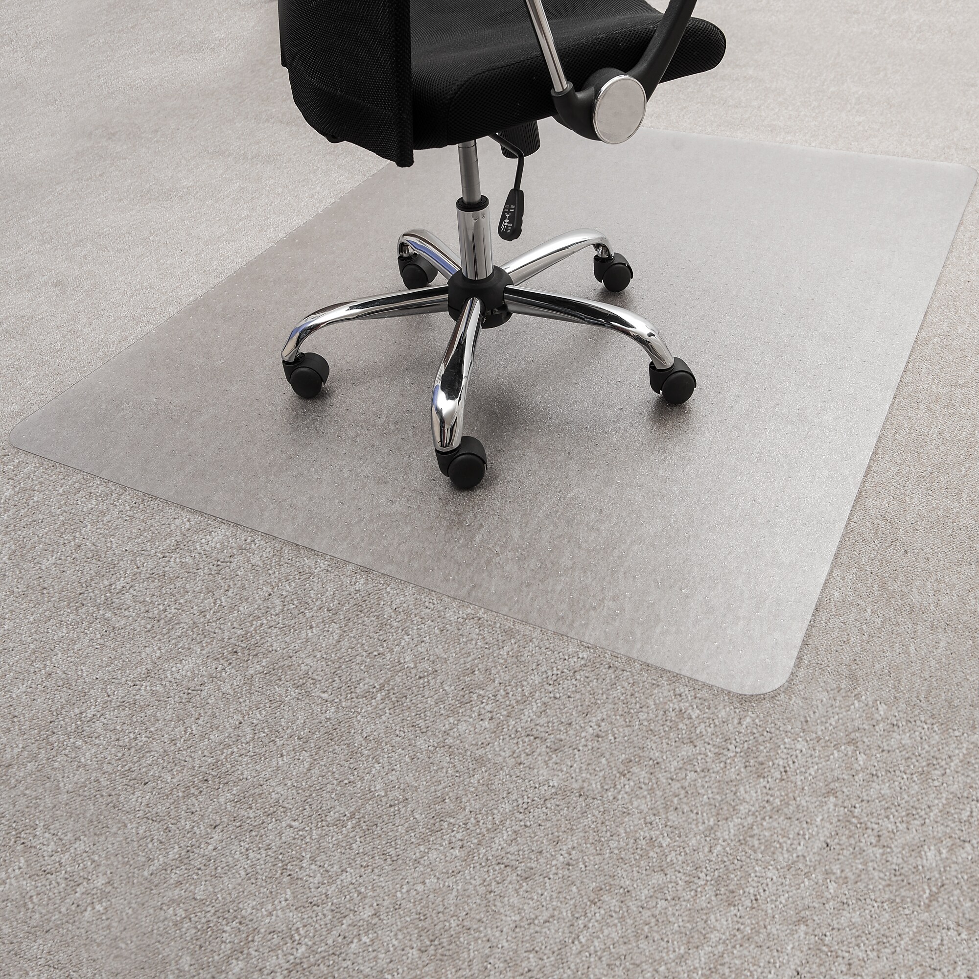 Floortex Evolutionmat Carpet Chair Mat, 30″ x 48″, Designed for Standard-Pile Carpet, Clear Enhanced Polymer (ECO113048EP) Sansujyuku sansujyuku.com