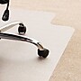 Floortex Evolutionmat Carpet Chair Mat with Lip, 36" x 48", For Standard-Pile Carpet, Clear Enhanced Polymer (ECO113648LP)~#|#~sp245876056_sc7