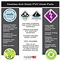 Floortex Desktex Anti-Static Vinyl Desk Pad, 18" x 12", Clear, 2/Pack (FPDE312184RA2)~#|#~sp245876085_sc7