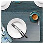 Floortex Hometex 18" x 12" Vinyl Place Mats, Fresh Mist, 4/Pack (FPHMPM3046EV4)~#|#~sp245876086_sc7