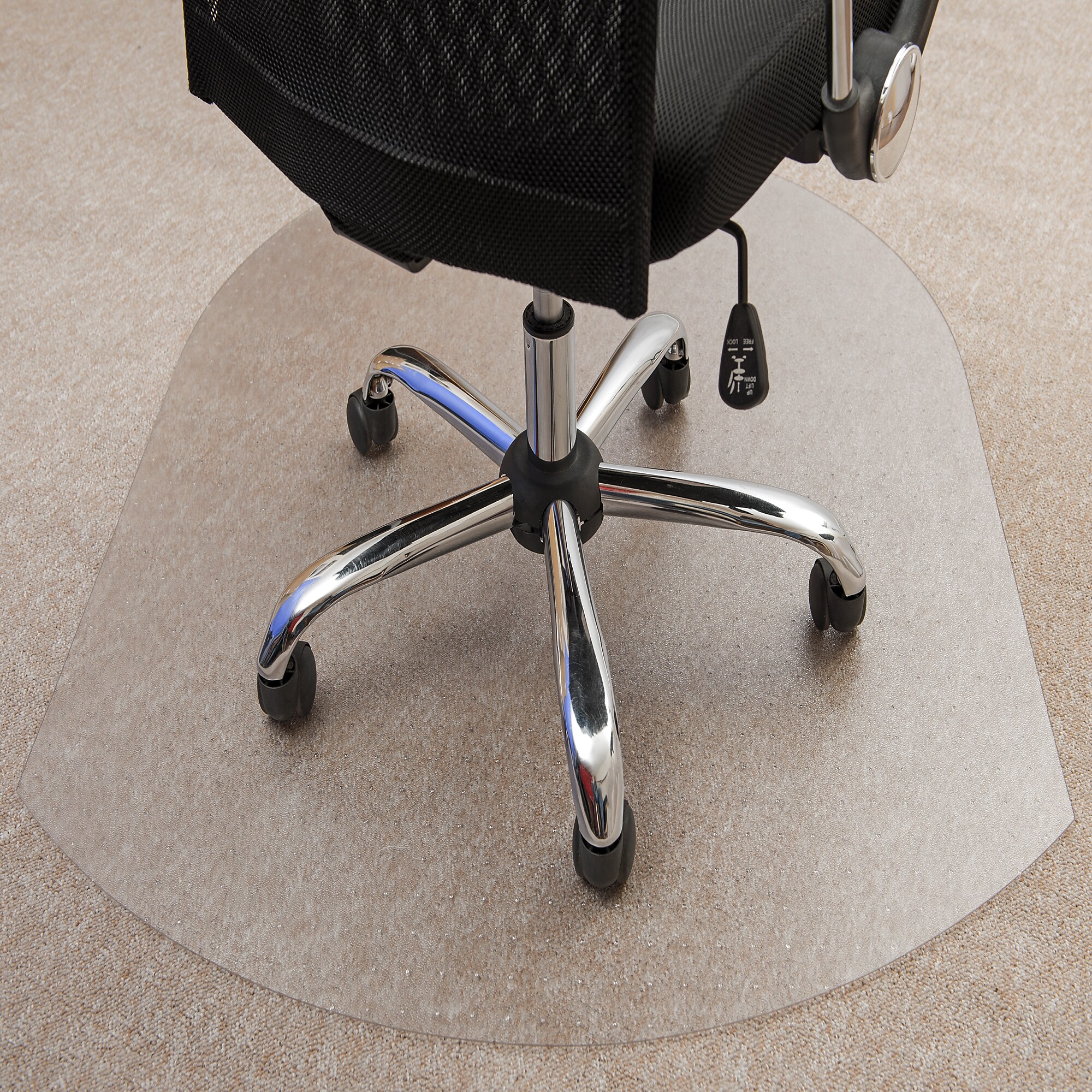 Floortex Cleartex Ultimat Carpet Chair Mat, 39 x 49″, Designed for Medium-Pile Carpet, Clear Polycarbonate  (119923SR) Sansujyuku sansujyuku.com