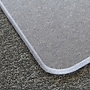 Floortex Cleartex Megamat Carpet & Hard Floor Chair Mat, 46" x 53", Clear Polycarbonate (FCM121345ER)~#|#~sp245876165_sc7