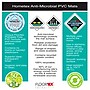 Floortex Hometex 18" x 12" Vinyl Place Mats, Fresh Mist, 4/Pack (FPHMPM3046EV4)~#|#~sp245876196_sc7