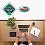 Floortex Hometex 24" x 19" Vinyl Place Mats, Fresh Mist, 2/Pack (FPHMTM4861EV2)~#|#~sp245876206_sc7