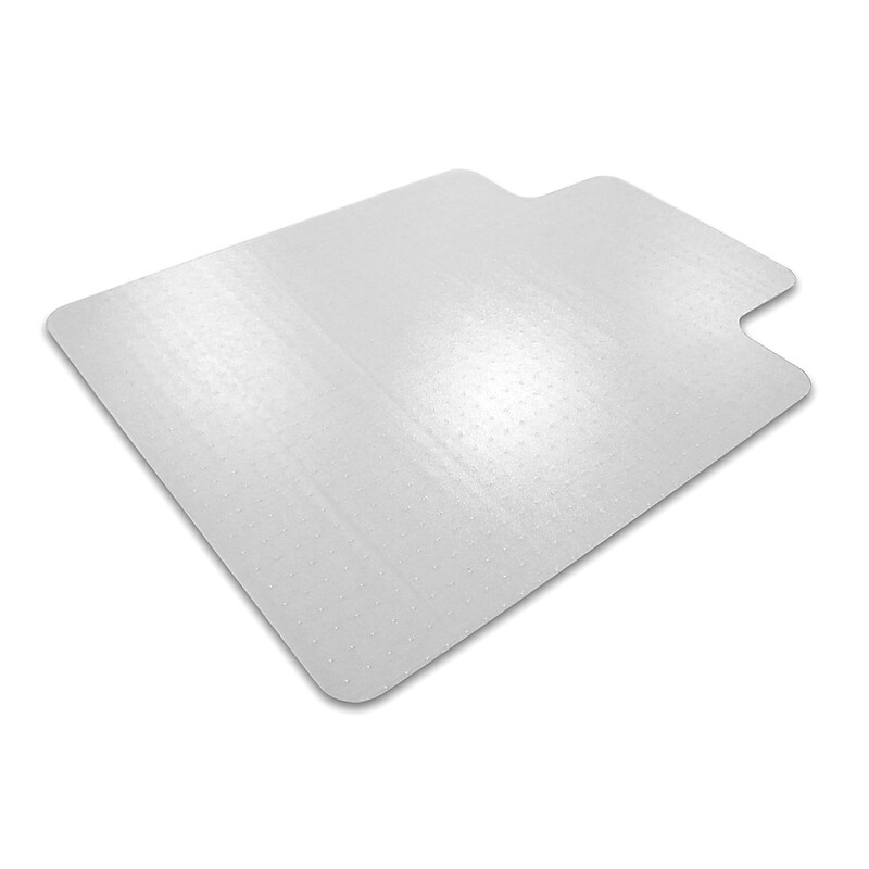 Floortex Computex Advantagemat Carpet Chair Mat with Lip, 36" x 48", Designed for Medium-Pile Carpet, Clear PVC (319226LV) image 1