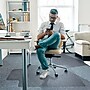 Floortex Ultimat Cleartex Carpet Chair Mat with Lip, 48" x 60", Designed for Medium-Pile Carpet, Clear Polycarbonate (1115223LR)~#|#~sp245876266_sc7