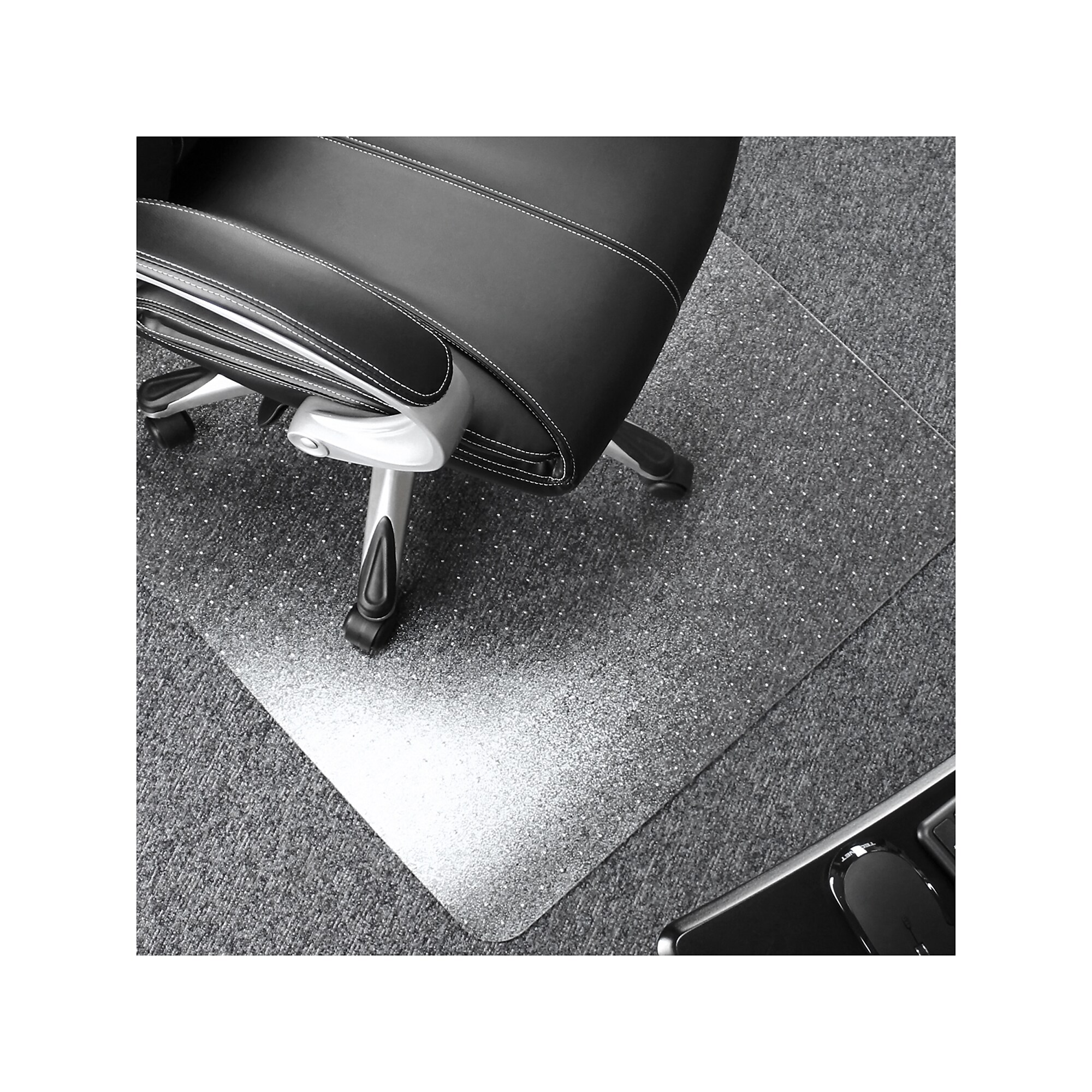 Floortex Ultimat Cleartex Carpet Chair Mat, 48″ x 79″, Designed for Medium-Pile Carpet, Clear Polycarbonate (1120023ER) Sansujyuku sansujyuku.com