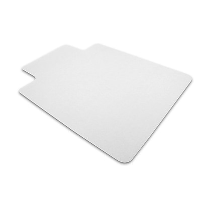 Floortex Ultimat Cleartex Hard Floor Chair Mat with Lip, 48″ x 60″, Clear Polycarbonate (1215219LR) Simolary simolary.com