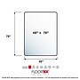 Floortex Ultimat Cleartex Hard Floor Chair Mat, 48" x 79", Clear Polycarbonate (1220019ER)~#|#~sp245876314_sc7