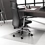 Floortex Ultimat Cleartex Carpet Chair Mat, 48" x 60", Designed for Medium-Pile Carpet, Clear Polycarbonate (1115023TR)~#|#~sp245876352_sc7