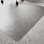 Floortex Ultimat Cleartex Carpet Chair Mat, 48" x 60", Designed for Medium-Pile Carpet, Clear Polycarbonate (1115023TR)~#|#~sp245876354_sc7
