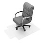 Floortex Ultimat Cleartex Carpet Chair Mat with Lip, 48" x 60", Designed for Medium-Pile Carpet, Clear Polycarbonate (1115223LR)~#|#~sp245876365_sc7