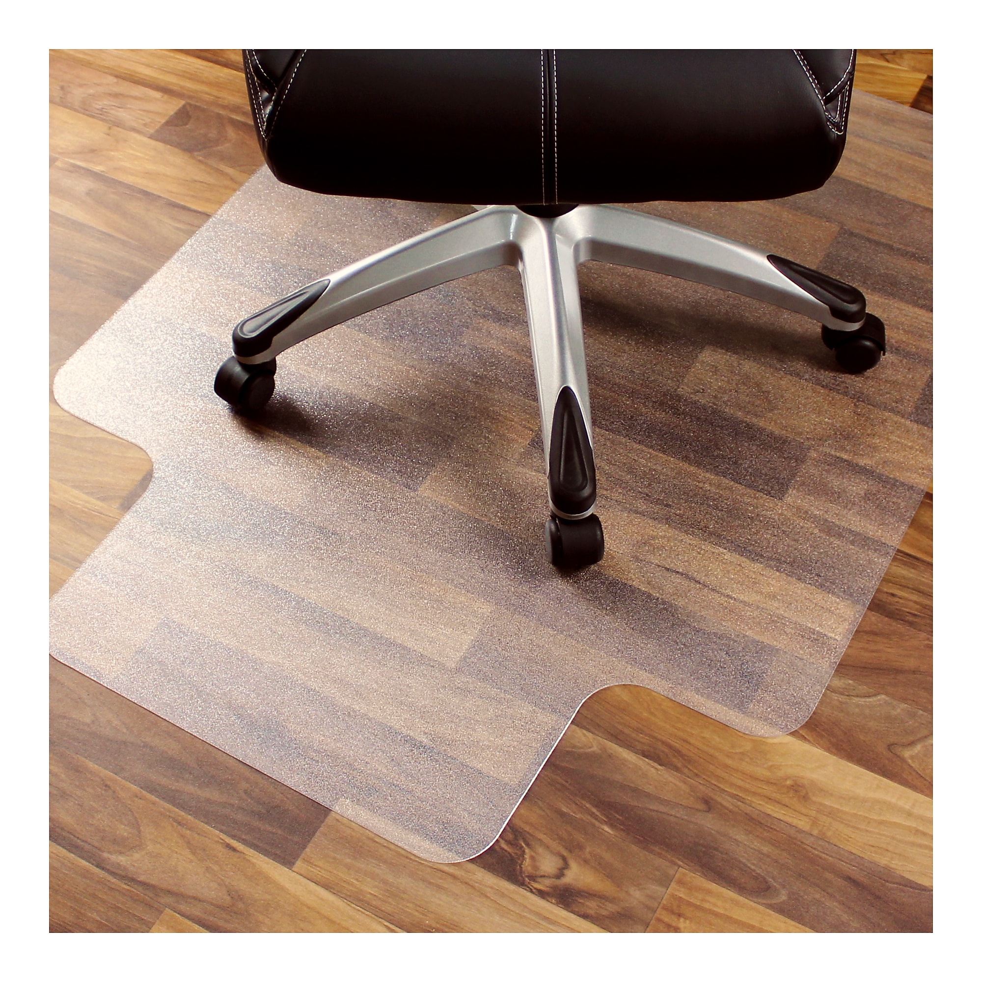 Floortex Ultimat Cleartex Hard Floor Chair Mat with Lip, 48″ x 60″, Clear Polycarbonate (1215219LR) Sansujyuku sansujyuku.com