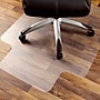Floortex Ultimat Cleartex Hard Floor Chair Mat with Lip, 48" x 60", Clear Polycarbonate (1215219LR)~#|#~sp245876460_sc7