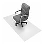 Floortex Cleartex Ultimat Carpet Chair Mat, 60" x 79", Clear Polycarbonate (FR1115020023ER)~#|#~sp245876554_sc7