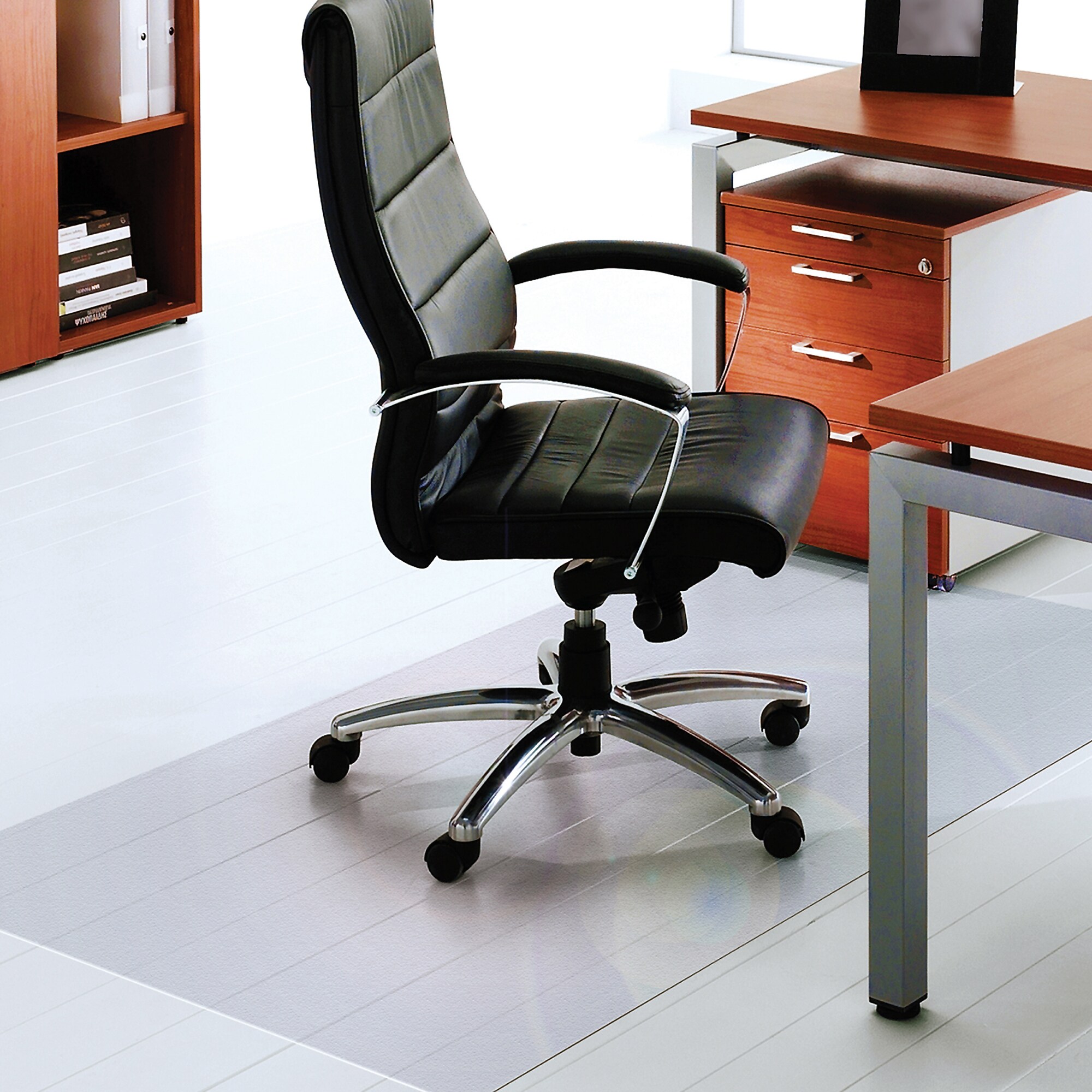 Floortex Cleartex Ultimat XXL Hard Floor Chair Mat, 60″ x 118″, Clear Polycarbonate (1215030019ER) Sansujyuku sansujyuku.com