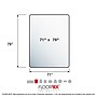 Floortex Cleartex Ultimat Hard Floor Chair Mat, 71" x 79", Clear Polycarbonate (1218020019ER)~#|#~sp245876587_sc7