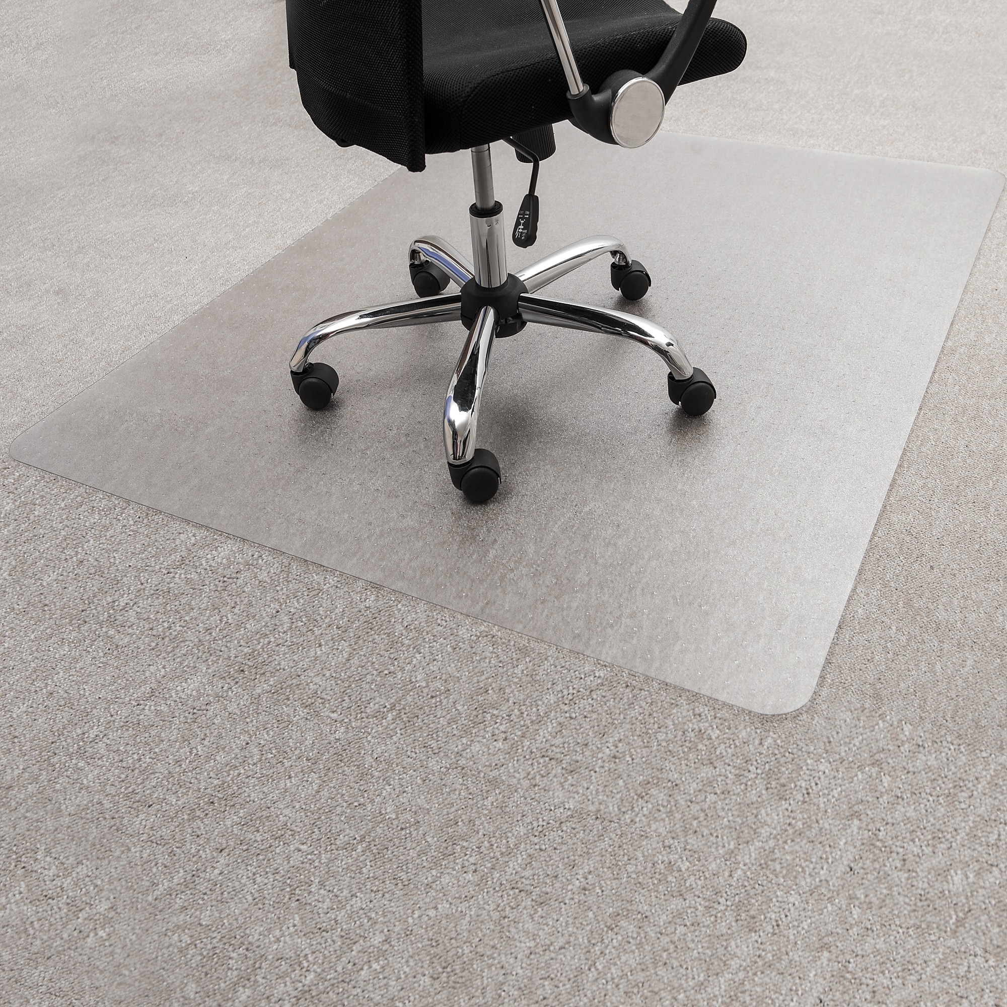 Floortex Evolutionmat Carpet Chair Mat, 48″ x 79″, Designed for Standard-Pile Carpet, Clear Enhanced Polymer (ECO114879EP) Sansujyuku sansujyuku.com