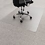Floortex Evolutionmat Carpet Chair Mat, 48" x 79", Designed for Standard-Pile Carpet, Clear Enhanced Polymer (ECO114879EP)~#|#~sp245876664_sc7