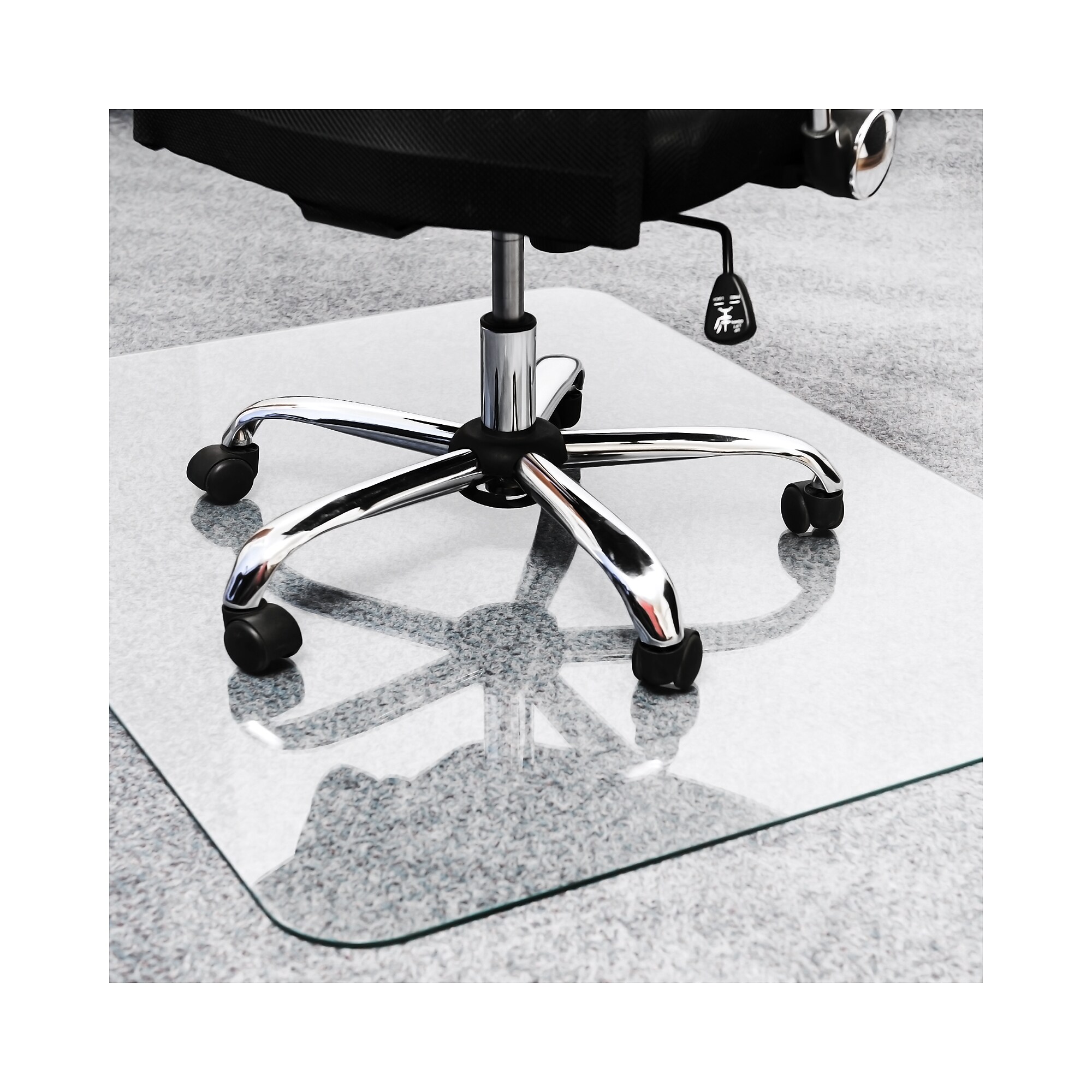 Floortex Glaciermat Carpet & Hard Floor Chair Mat, 36″ x 40″, Crystal Clear Glass (NCCMFLGL0012) Sansujyuku sansujyuku.com