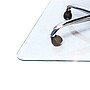 Floortex Glaciermat Carpet & Hard Floor Chair Mat, 36" x 40", Crystal Clear Glass (NCCMFLGL0012)~#|#~sp245876722_sc7