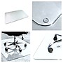 Floortex Glaciermat Carpet & Hard Floor Chair Mat, 36" x 40", Crystal Clear Glass (NCCMFLGL0012)~#|#~sp245876724_sc7