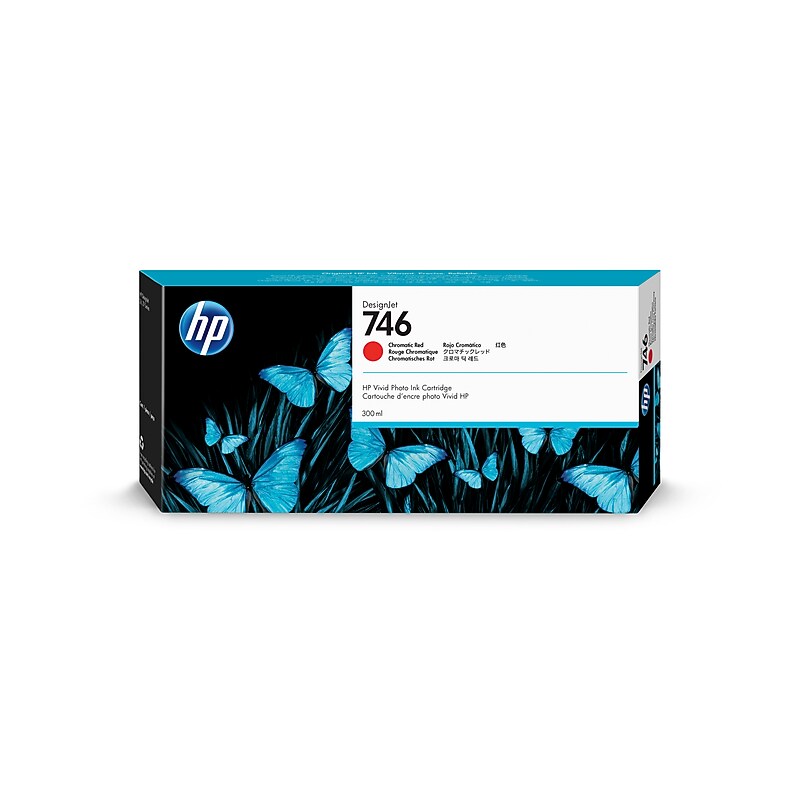 HP 746 Red Standard Yield Ink Cartridge (P2V81A) image 1