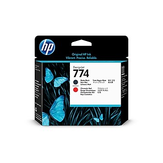 HP P2V97A Matte Black/Chromatic Red Printhead Cartridge, Standard Yield
