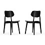 Flash Furniture Verona Contemporary Solid Wood Dining Chair, Black, 2/Pack (2XUCH103673BLK)~#|#~sp246257238_sc7