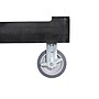 Rubbermaid Commercial BRUTE 3-Shelf Resin Mobile Heavy-Duty Ergo Lipped Utility Cart with Swivel Wheels, Black (2196862)~#|#~sp246913780_sc7