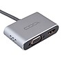 CODi 4-In-1 USB-C Display Adapter, HDMI, VGA, USB-C PD, USB-A 3.0, Gray (A01063M)~#|#~sp247058801_sc7
